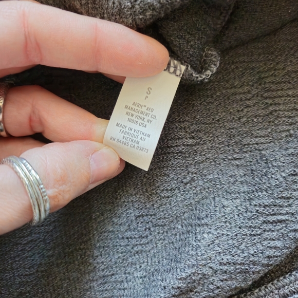 Aerie summer desert sweatshirt grey small - Picture 2 of 3